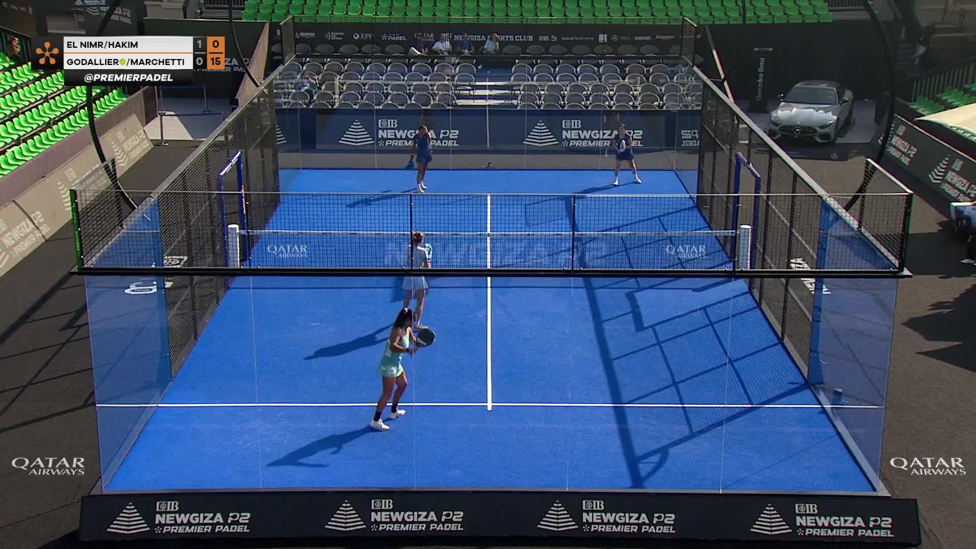 Mora Hakim - Laila El Nimr vs Lea Godallier - Giorgia Marchetti