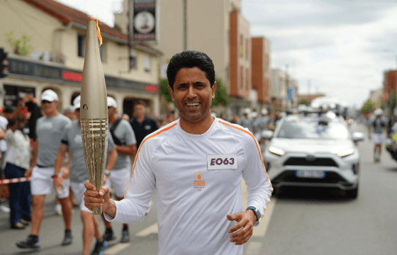 Premier Padel Chairman carries Olympic Torch in Paris