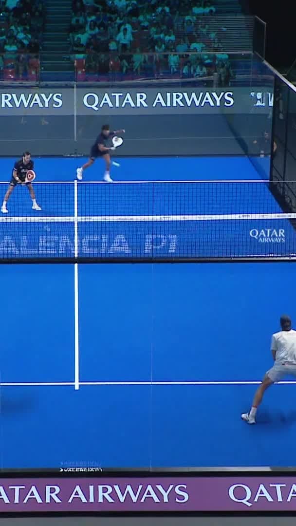 Augsburger hits a nice sash to open the tie break