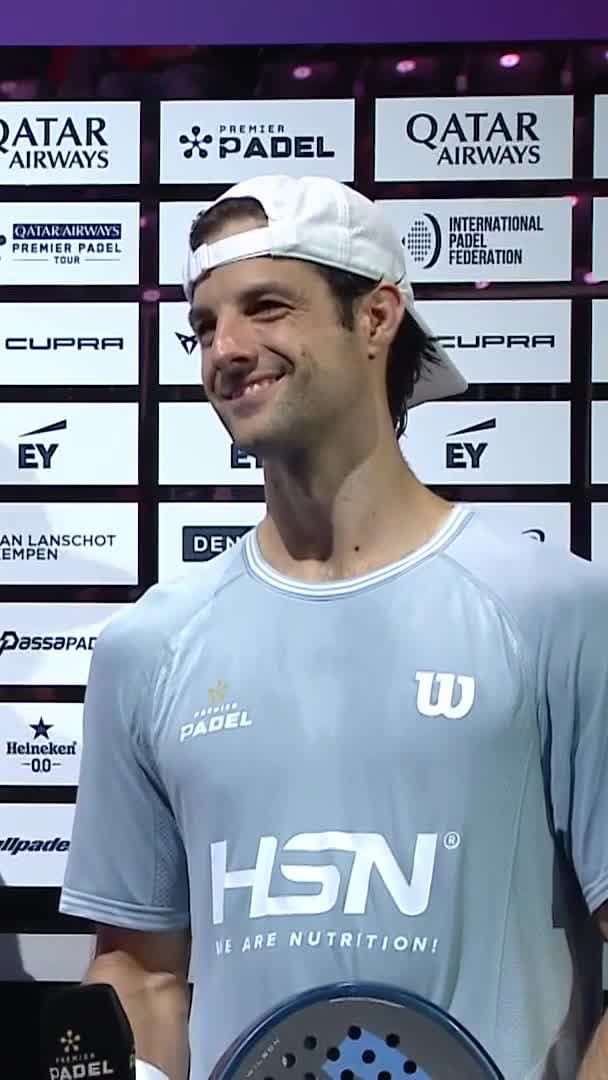 Gonzalez Interview: 'The ultimate key to this victory was fighting through every point, especially coming back when we were down 5-4 in the deciding set. Playing with Campa makes everything easier because his spirit keeps us alive, and we're hungry to kee